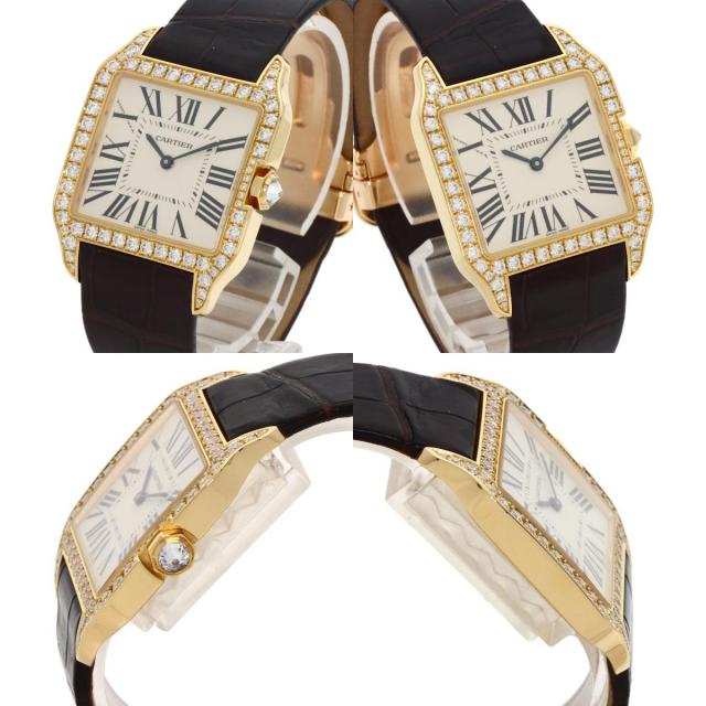 メンズカルティエ腕時計 Cartier 【超美品】カルティエ サントス ドゥ カルティエ クロノ