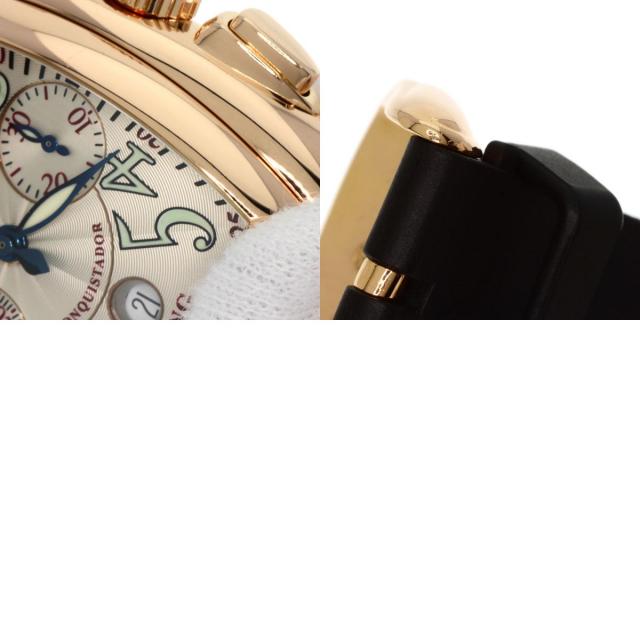 内部点検済 FRANCK MULLER フランクミュラー コンキスタドール 撫で  