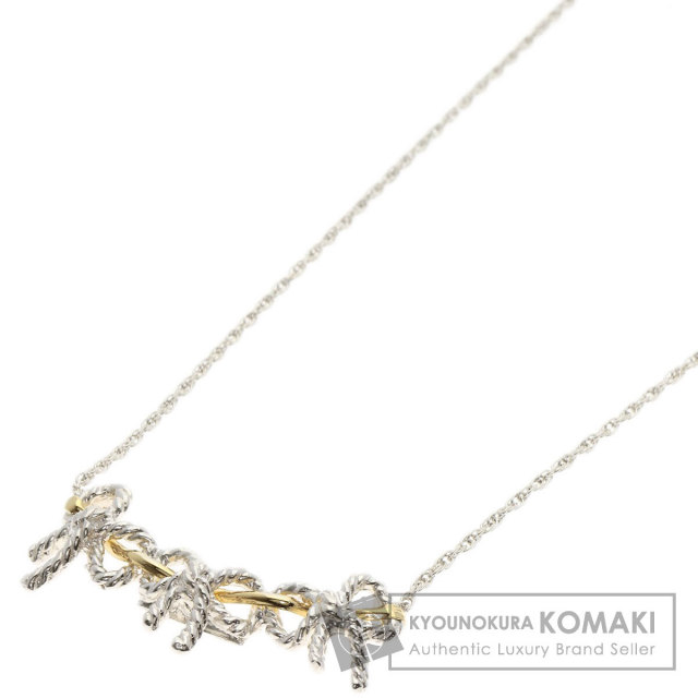 TIFFANY&Co. ティファニー トリプル ツイスト リボン ネックレス 