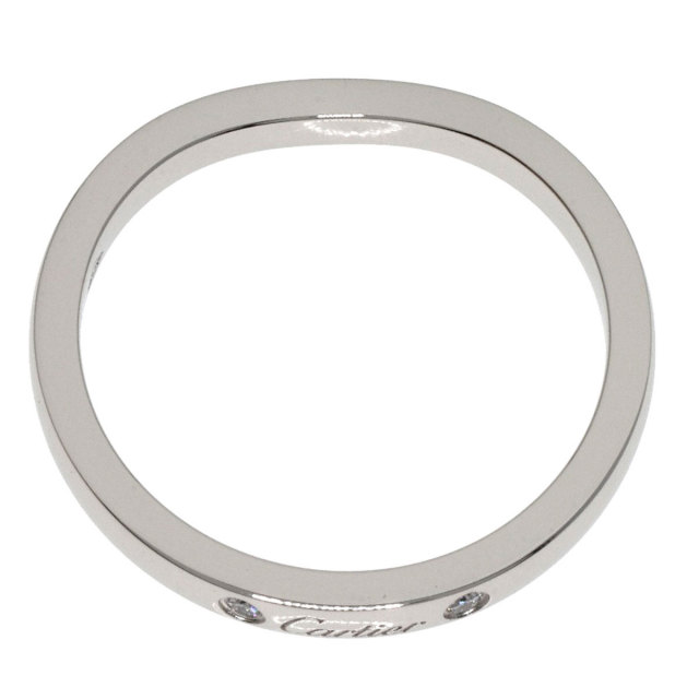 CARTIER カルティエ バレリーナ カーブ 3P ダイヤモンド #49 リング 