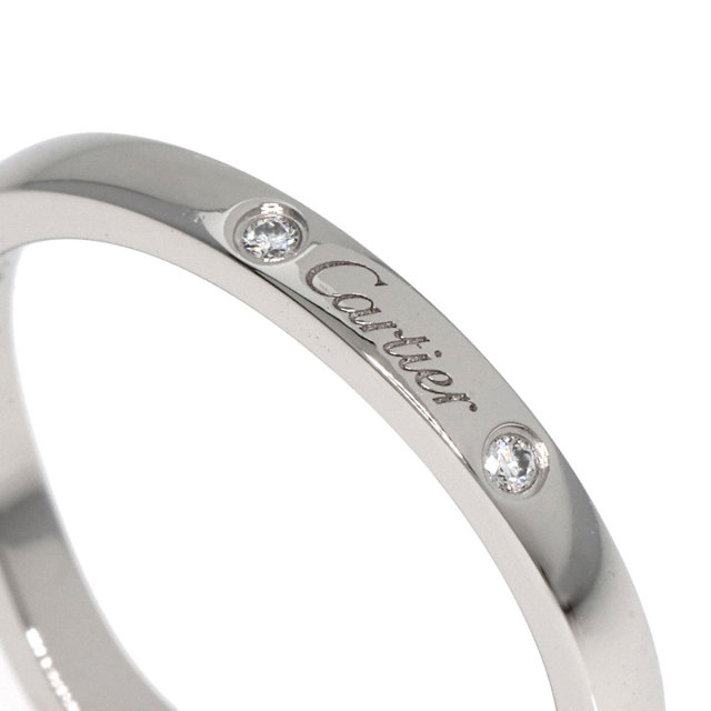 CARTIER カルティエ バレリーナ カーブ 3P ダイヤモンド #49 リング  