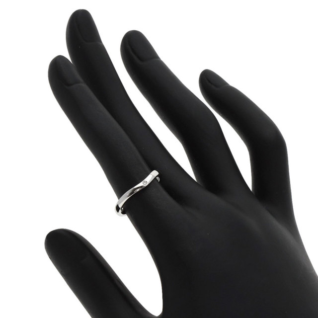 CARTIER カルティエ バレリーナ カーブ 3P ダイヤモンド #49 リング  