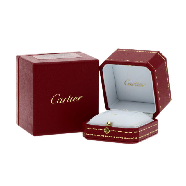 CARTIER カルティエ バレリーナ カーブ 3P ダイヤモンド #49 リング  