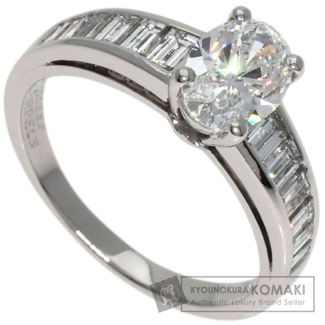 ヴァンクリーフ＆アーペル リング・指輪 オーバル バケット ダイヤモンド