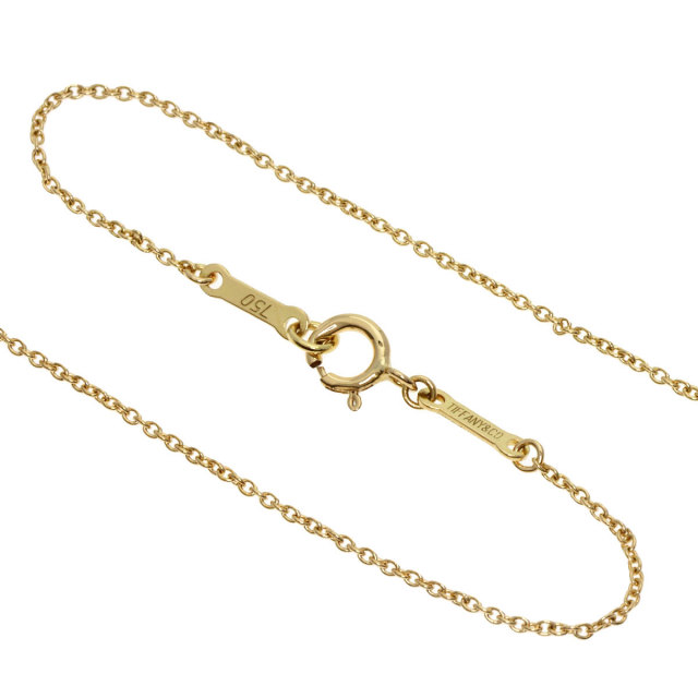 TIFFANY&Co. ティファニー チェーン 41cm ネックレス K18イエロー  
