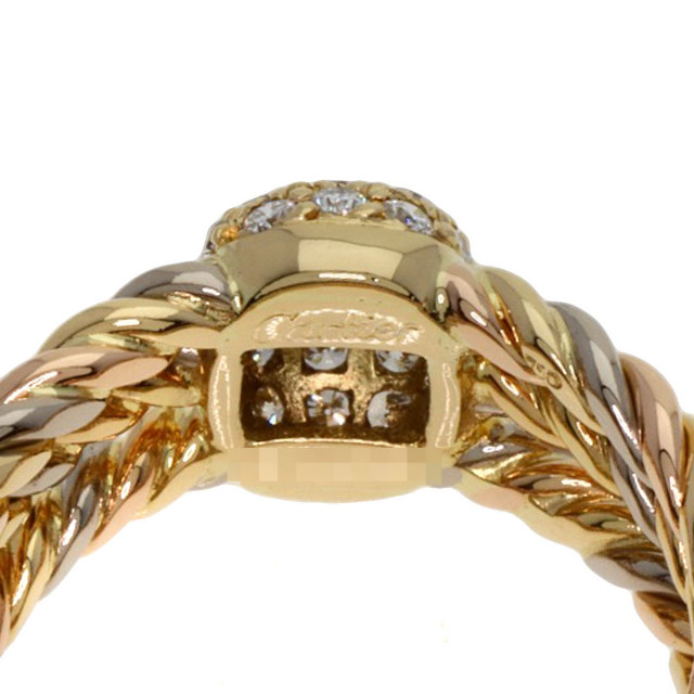 CARTIER カルティエ カシオペア スリーカラー ダイヤモンド #55 リング