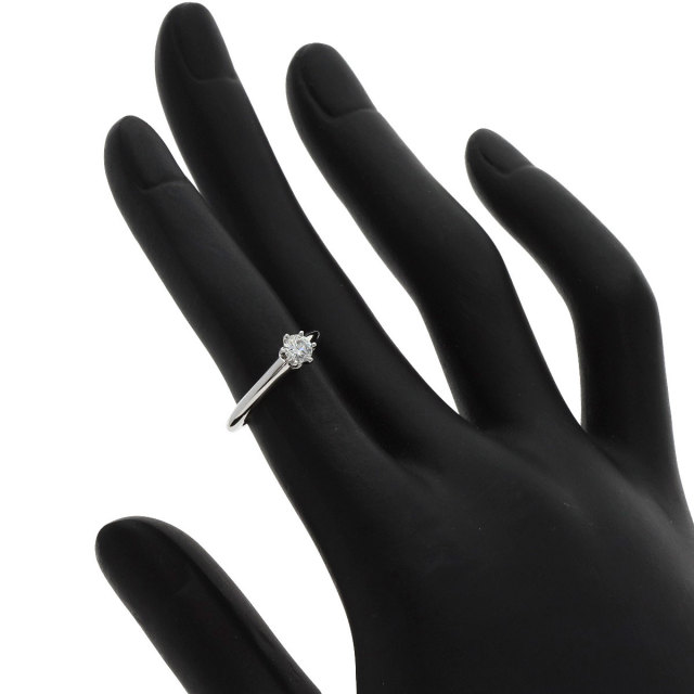 TIFFANY&Co. ティファニー ソリティア ナイフエッジ 1P ダイヤモンド 