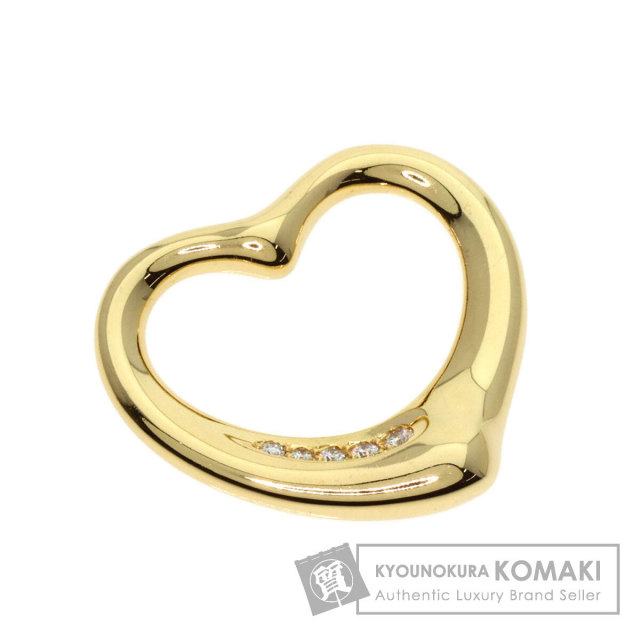 TIFFANY&Co. ティファニー オープンハート ダイヤモンド ペンダント 