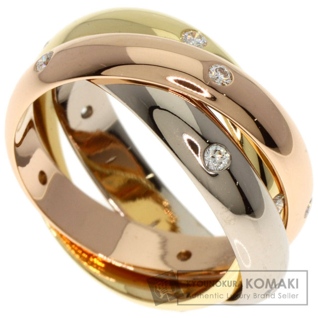 CARTIER カルティエ トリニティ 15P ダイヤモンド #49 リング・指輪 