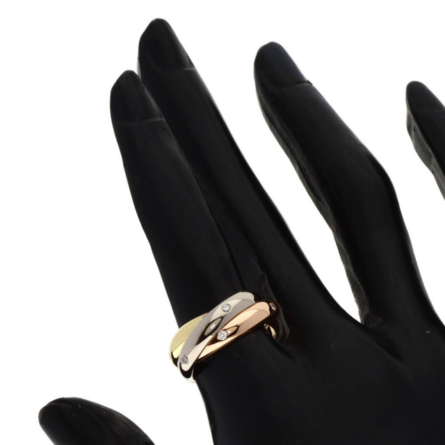 CARTIER カルティエ トリニティ 15P ダイヤモンド #49 リング・指輪  