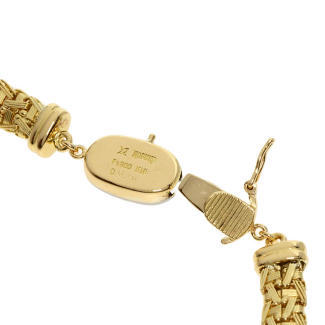 NOBUKO ISHIKAWA 石川暢子 リーフ ダイヤモンド ネックレス K18  