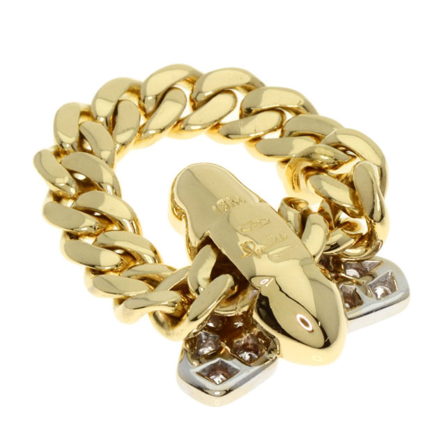 Pomellato ポメラート 蜂モチーフ ダイヤモンド チェーン リング・指輪  