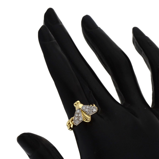 Pomellato ポメラート 蜂モチーフ ダイヤモンド チェーン リング・指輪  