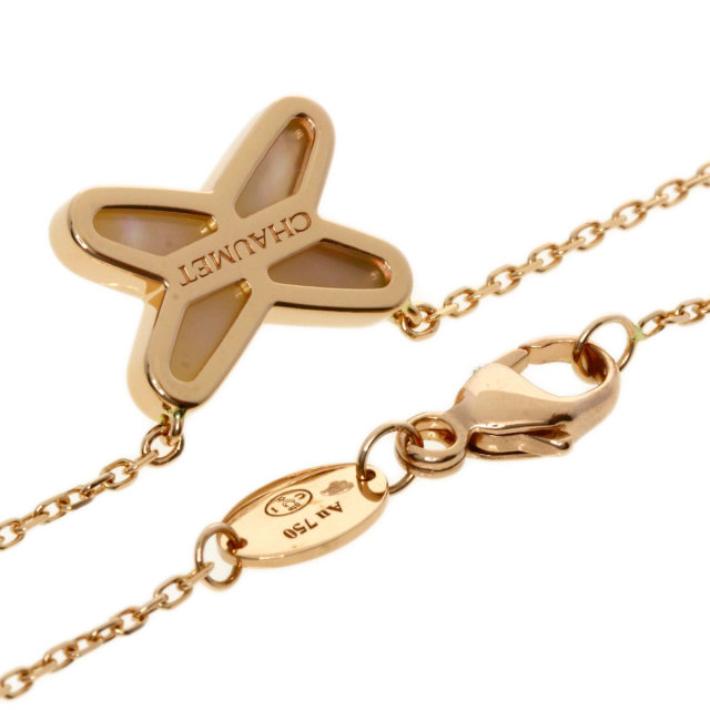Chaumet ショーメ ジュドゥ リアン シェル 1P ダイヤモンド ネックレス 