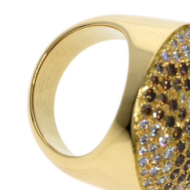 CARTIER カルティエ ジュトン ソバージュ パヴェ ダイヤモンド #52  