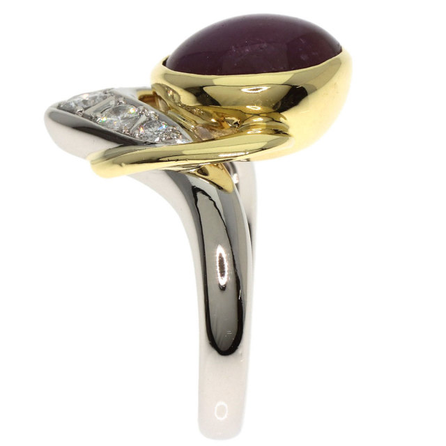 7.74ct スターサファイア ダイヤモンド リング・指輪 プラチナ