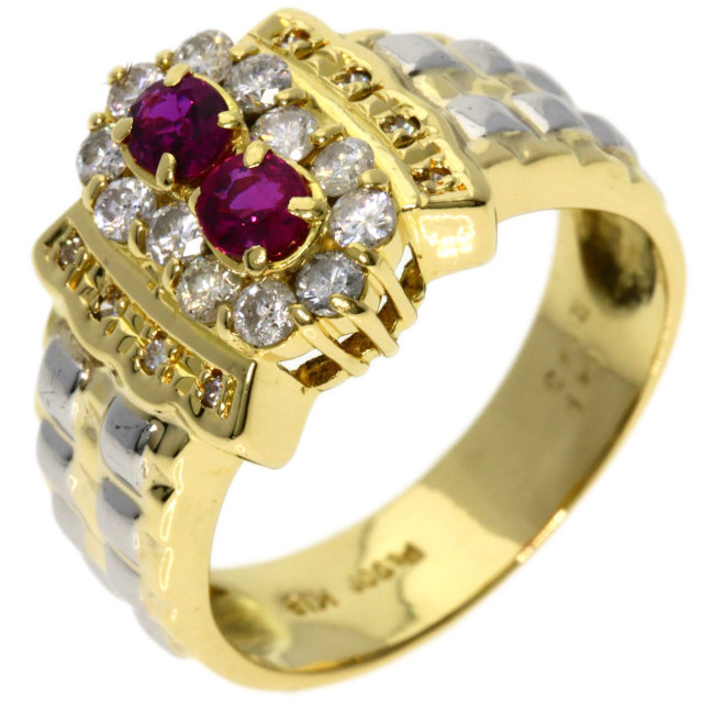 K18 ルビー ダイヤモンド リング K18 ルビー ダイヤモンド リング - JEWELRY YAYOI