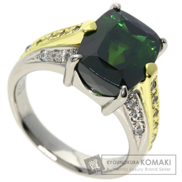 5.55ct トルマリン ダイヤモンド リング・指輪 プラチナPT900