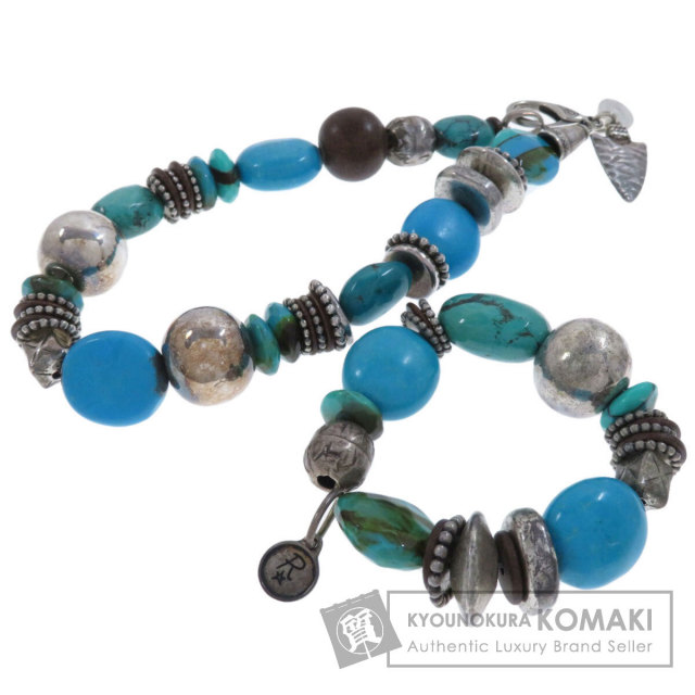 セレクトジュエリー ネックレス ターコイズ ブレスレット 2点セット