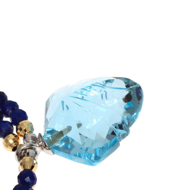 セレクトジュエリー ネックレス ラピスラズリ ブルートパーズ