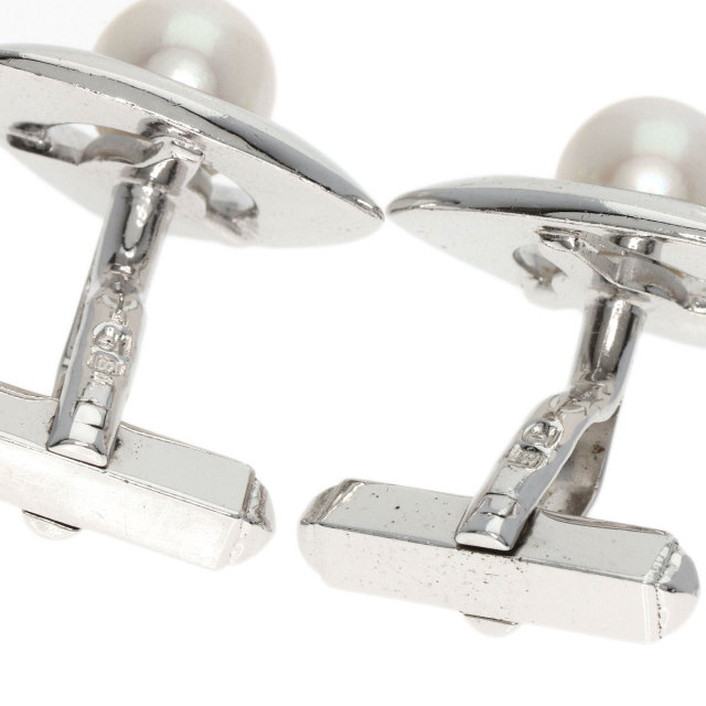 TASAKI タサキ アコヤパール 真珠 カフス シルバー メンズ