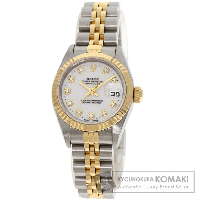 ロレックス デイトジャスト レディース 69173 79173 SS/K18 ROLEX ロレックス 69173 デイトジャスト 腕時計 ステンレス