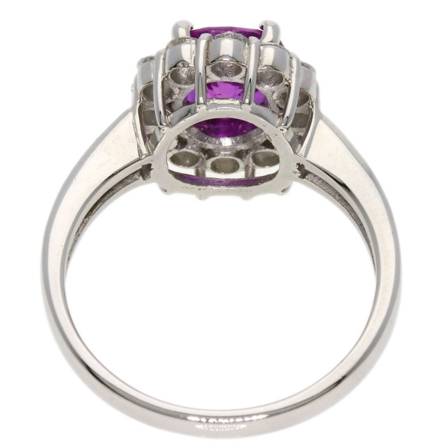 1.87ct ピンクサファイア ダイヤモンド リング・指輪 プラチナ