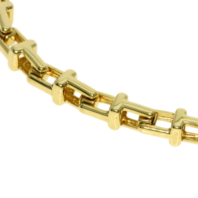 TIFFANY&Co. ティファニー Tナロー チェーン ブレスレット K18イエロー 