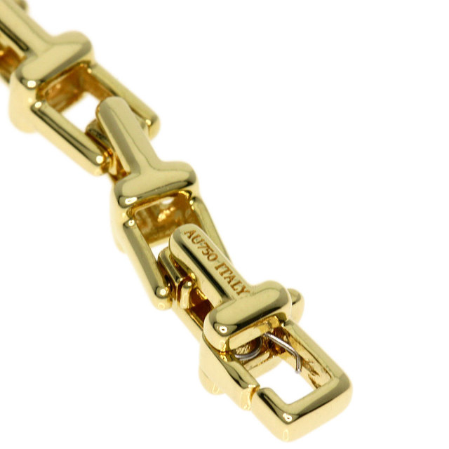 TIFFANY&Co. ティファニー Tナロー チェーン ブレスレット K18イエロー 