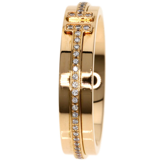 TIFFANY&Co. ティファニー T ナロー ダイヤモンド リング・指輪 K18 