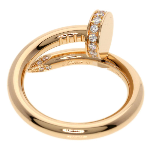 CARTIER カルティエ ジュスト アンクル ダイヤモンド #47 リング・指輪 