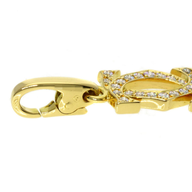 CARTIER カルティエ チャーム 2C ダイヤモンド ペンダントトップ K18 