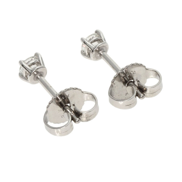 TIFFANY&Co. ティファニー ソリティア ダイヤモンド ピアス プラチナ 