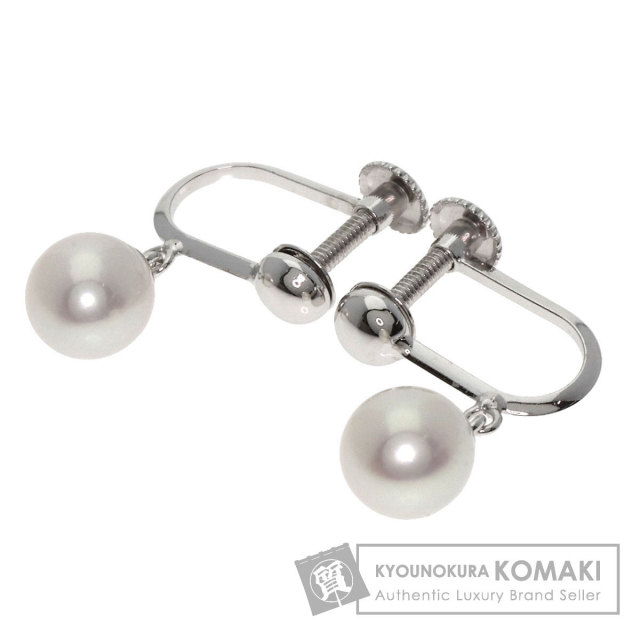 TASAKI タサキ パール 真珠 8mm イヤリング K14ホワイトゴールド