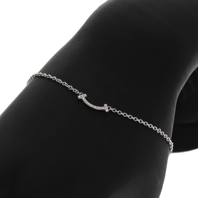 TIFFANY&Co. ティファニー Tスマイル ミニ ダイヤモンド ブレスレット  