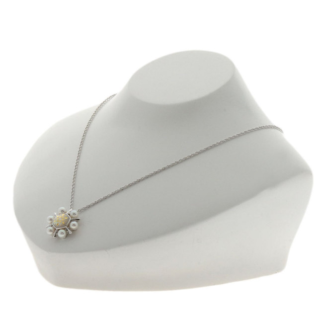 MIKIMOTO ミキモト ピクウェ アコヤパール 真珠 ネックレス K18  