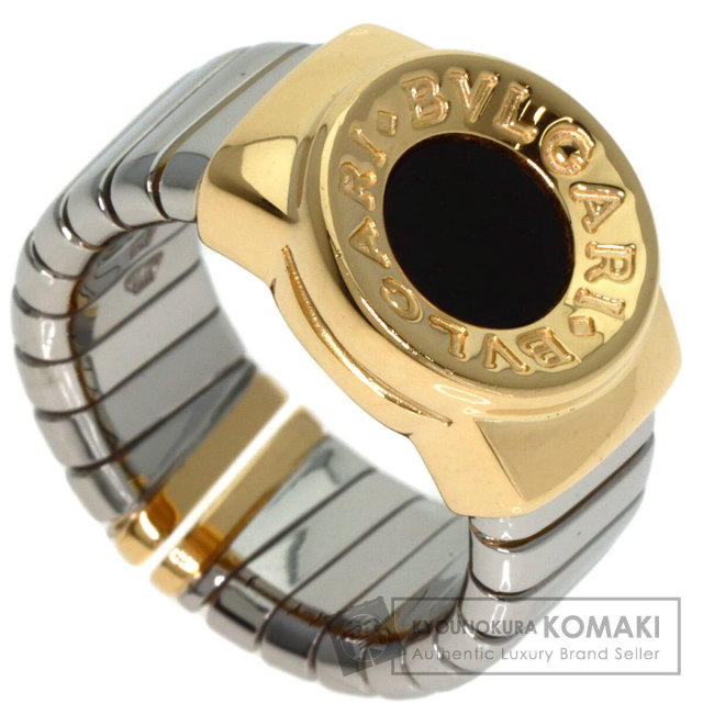 BVLGARI ブルガリ トゥボガス オニキス リング・指輪 K18イエロー  