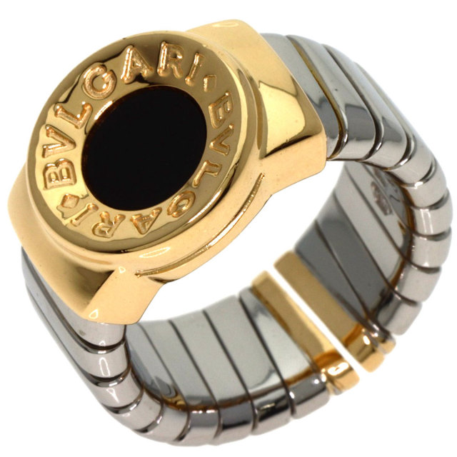 BVLGARI ブルガリ トゥボガス オニキス リング・指輪 K18イエロー 