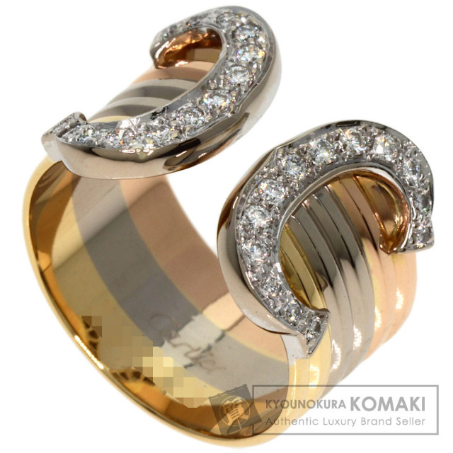 CARTIER カルティエ 2C LM ダイヤモンド #50 リング・指輪 K18イエロー  