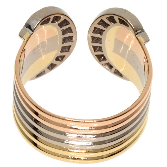 ハンバーグ1989Cartier トリニティ2C K18 LMリング　53 ハンバーグ1989Cartier トリニティ2C K18 LMリング 53 ハンバーグ