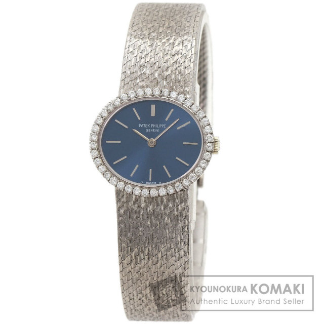 ROLEX ロレックス 3768 チェリーニ 1969年製 腕時計 K18WG クロコダイル レディース [中古] ROLEX ロレックス 3768 チェリーニ 1969年製 腕時計 K18ホワイト