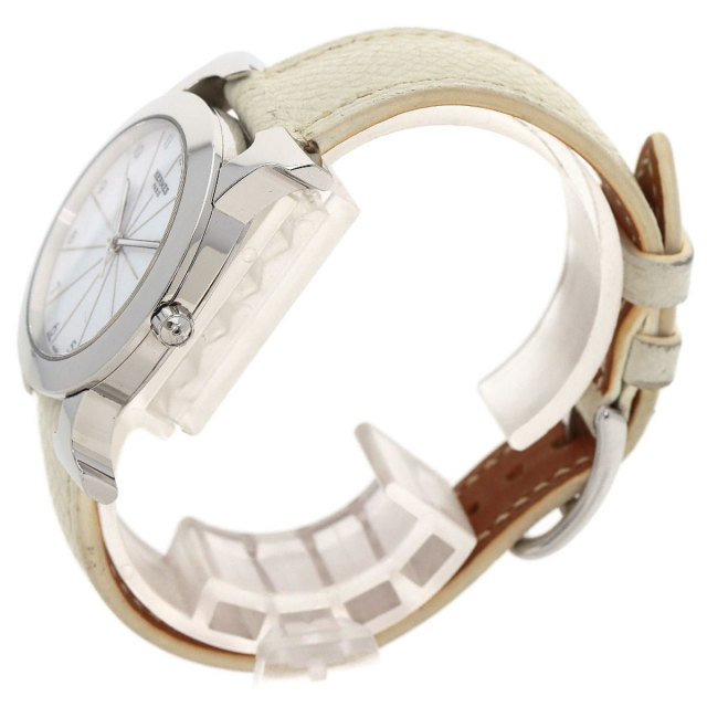 HERMES エルメス HR1.510 Hウォッチ ロンド 腕時計 ステンレス
