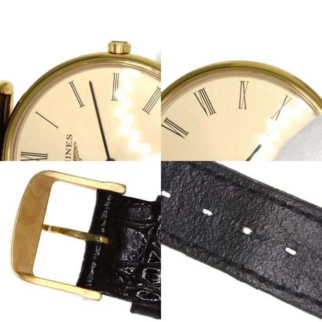 LONGINES ロンジン L4.503.2 グランドクラシック 腕時計 GP/革 ユニ