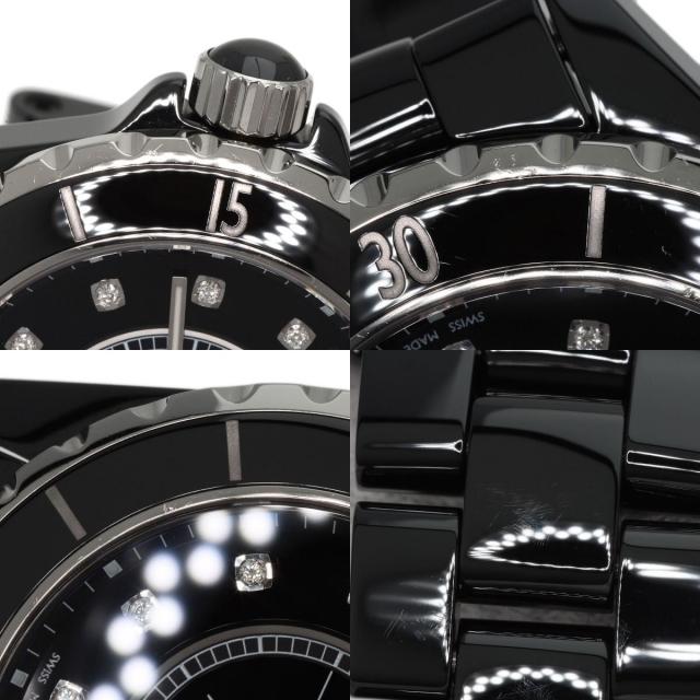 CHANEL シャネル J12 H1626 38㎜ 12Pダイヤモンド 自動巻き ジェムラインジャパン - 公式サイト - / シャネル J12 H1626 ブラック