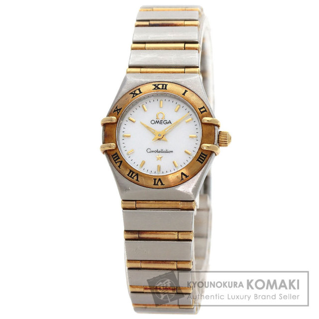 OMEGA Constellation ダイヤモンド✖️パール文字盤腕時計 Omega Constellation Manhattan Quartz Diamonds Blue Dial