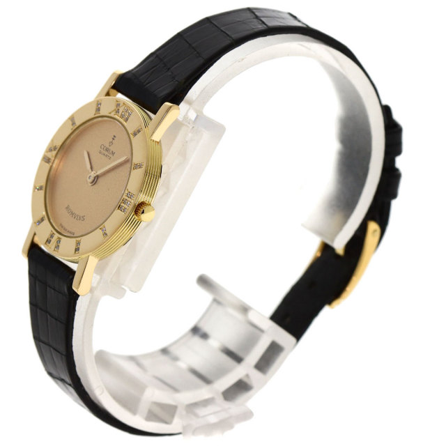 CORUM コルム 30.111.65 ロムルス 腕時計 K18イエローゴールド/革  