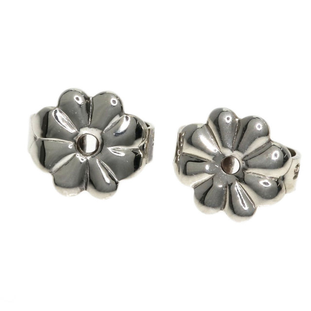 TIFFANY&Co. ティファニー ストーン ボール ピアス シルバー