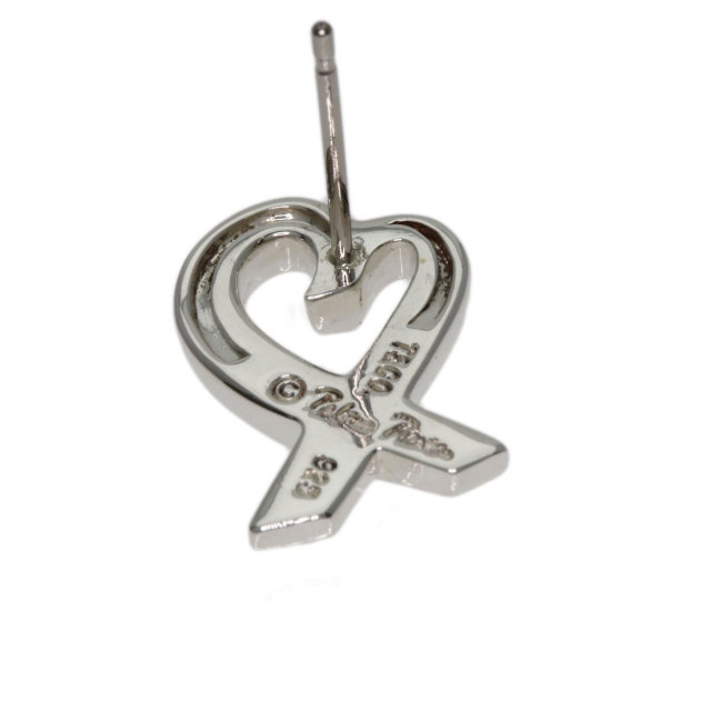543.TIFFANY＆Co.ティファニー　ラビングハート　ピアス　シルバー TIFFANY&Co. TIFFANY＆Co. ティファニー パロマピカソ ラビング