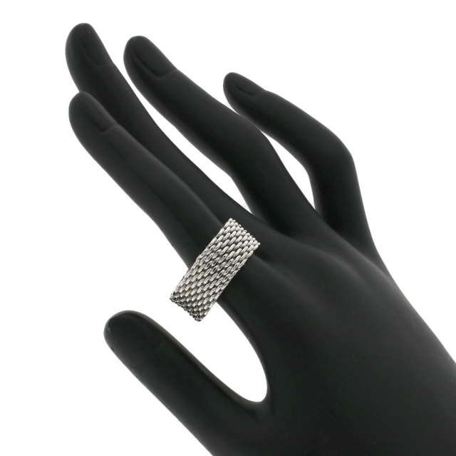 TIFFANY&Co. ティファニー サマセットメッシュ リング・指輪