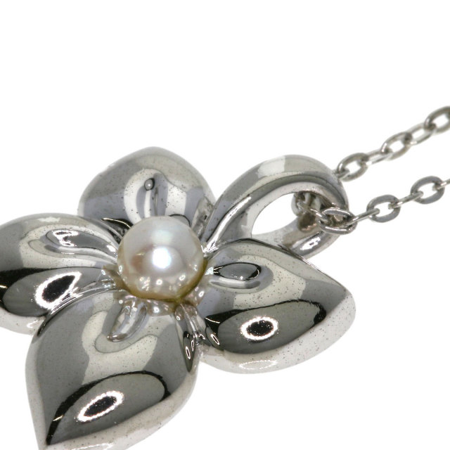 MIKIMOTO ミキモト パール 真珠 ネックレス シルバー レディース